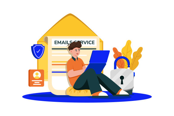 M741_Email Service Illustration Pack