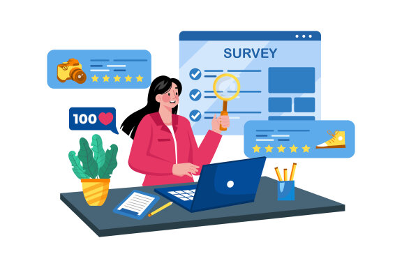 M739_Online Survey Illustration Pack 1