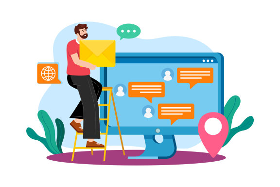 M738_Email Service Illustration Pack 2