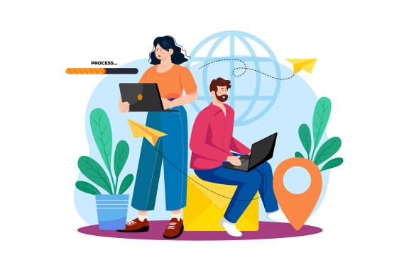 M738_Email Service Illustration Pack 2