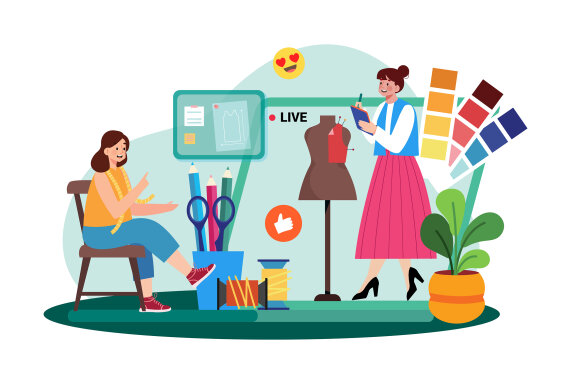 M736_ Social Network Illustration Pack 1