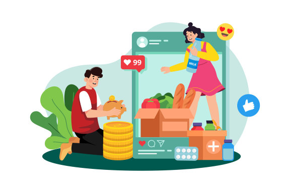 M736_ Social Network Illustration Pack 2