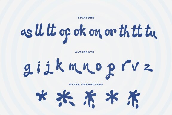 Slushy Delight | Bold Bubbly Font