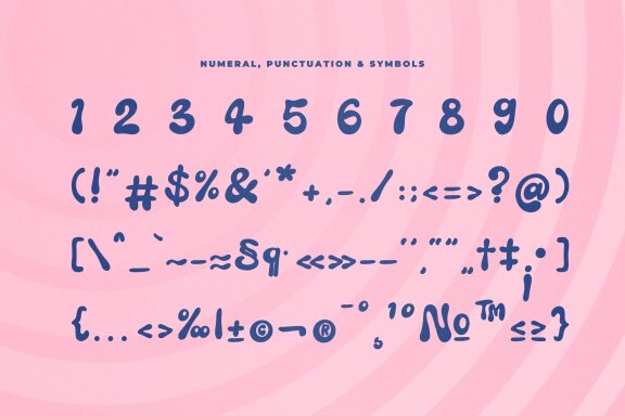 Slushy Delight | Bold Bubbly Font