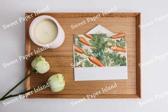 6 FREE Digital Papers - Carrot Garden