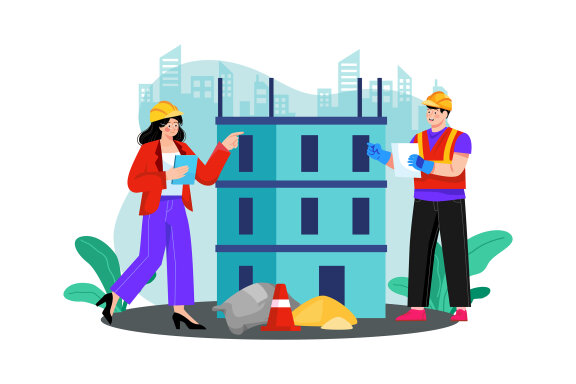 M735_Construction Services Illustration Pack 1