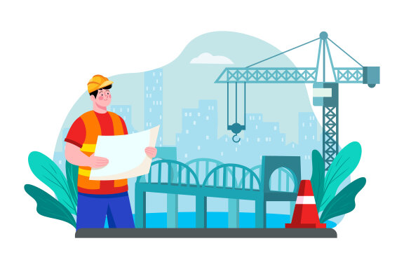M735_Construction Services Illustration Pack 1