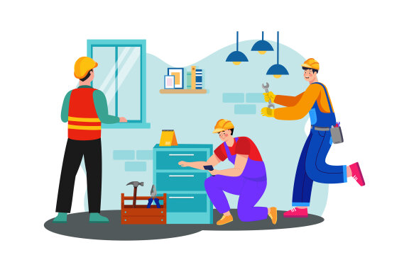 M735_Construction Services Illustration Pack 1
