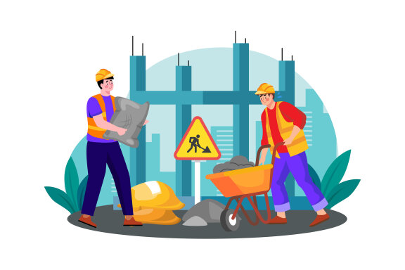 M735_Construction Services Illustration Pack 1