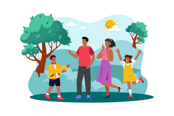 M734_Morning Activity Illustration Pack 1