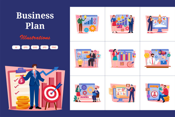 M725_Business Plan Illustration Pack 1