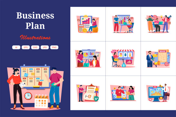 M725_Business Plan Illustration Pack 2