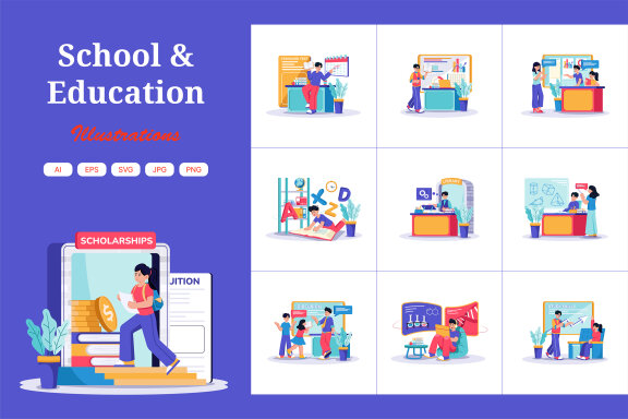M721_Education Illustration Pack 2