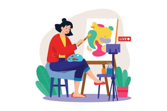 M698_Video Streaming Illustration Pack 2