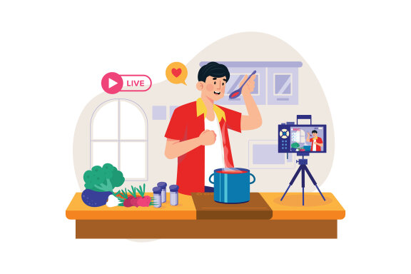 M698_Video Streaming Illustration Pack 2