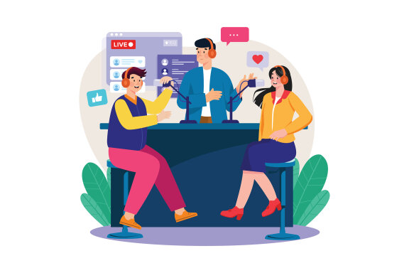 M698_Video Streaming Illustration Pack 2