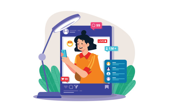 M698_Video Streaming Illustration Pack 2