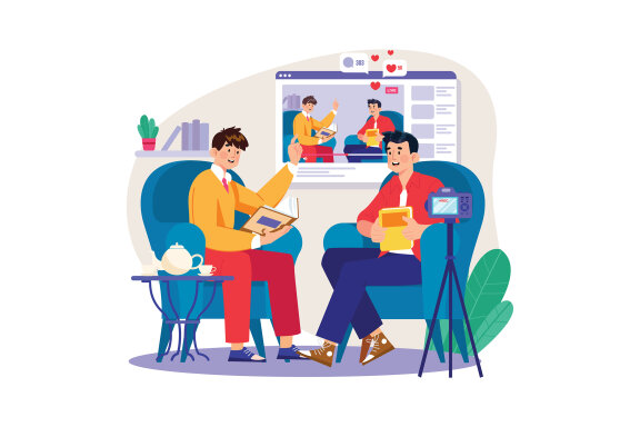 M698_Video Streaming Illustration Pack 1