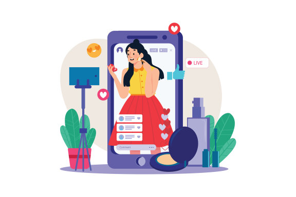 M698_Video Streaming Illustration Pack 1