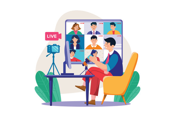 M698_Video Streaming Illustration Pack 1