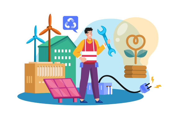 M693_Green Living Illustration Pack