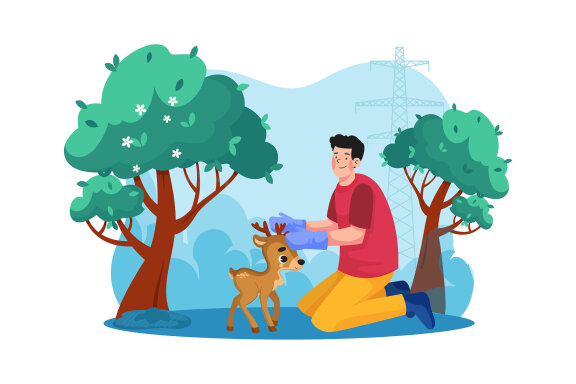 M693_Green Living Illustration Pack