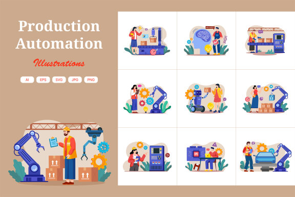 M684_Production Automation Illustration Pack 2