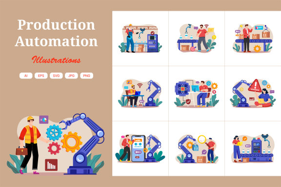 M684_Production Automation Illustration Pack 1