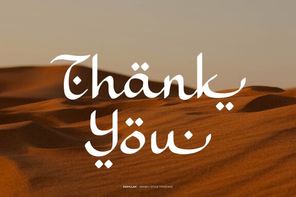 Kafillah | Arabic Style Typeface