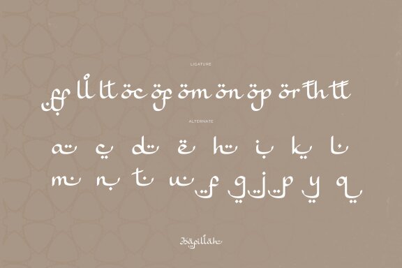Kafillah | Arabic Style Typeface