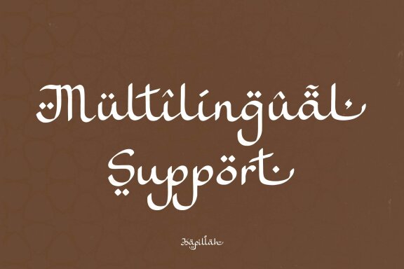 Kafillah | Arabic Style Typeface
