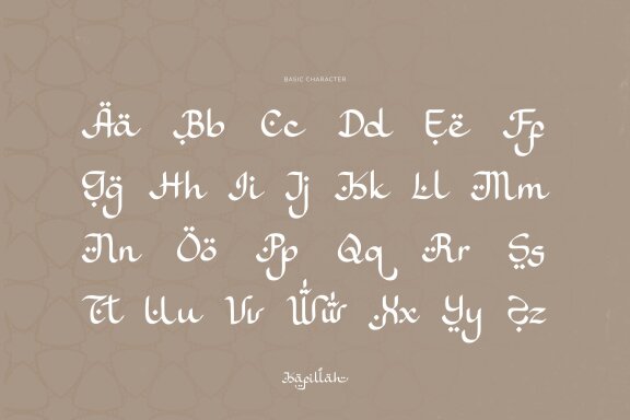 Kafillah | Arabic Style Typeface