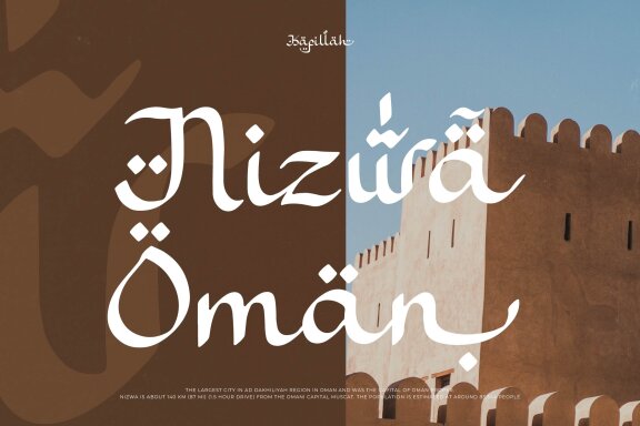 Kafillah | Arabic Style Typeface