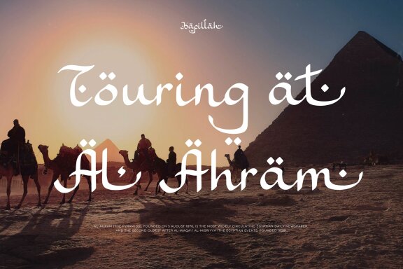 Kafillah | Arabic Style Typeface