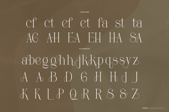 Ganiqsa | Display Elegant Serif
