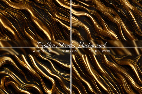 Golden Streaks Background