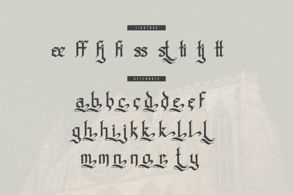 Old Gangstriad | Blackletter Typeface