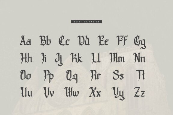 Old Gangstriad | Blackletter Typeface