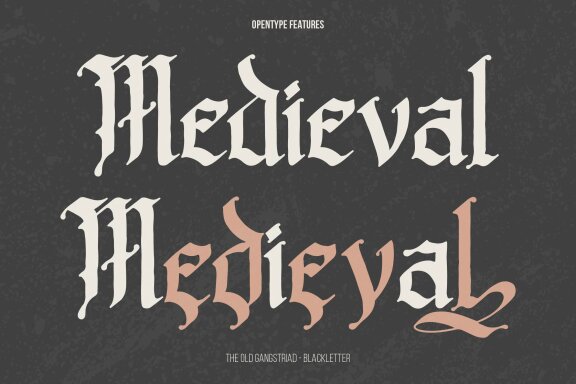 Old Gangstriad | Blackletter Typeface