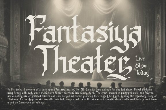Old Gangstriad | Blackletter Typeface