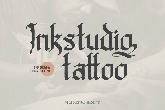 Old Gangstriad | Blackletter Typeface