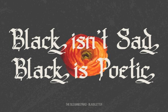 Old Gangstriad | Blackletter Typeface