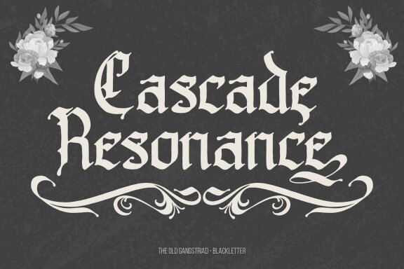 Old Gangstriad | Blackletter Typeface