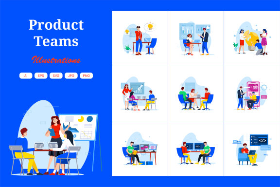 M679_Product Teams Illustration Pack