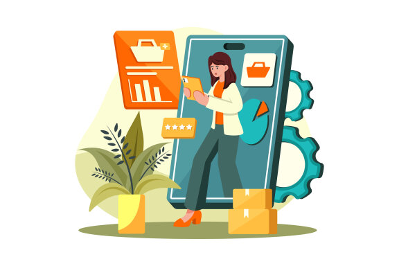 M677_Digital Marketing Illustration Pack