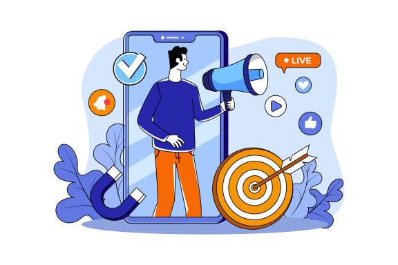 M675_Digital Marketing Illustration Pack 1