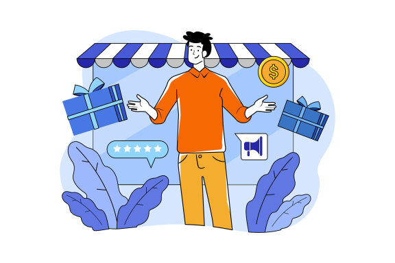M675_Digital Marketing Illustration Pack 2