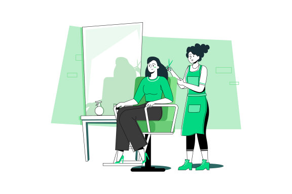 M669_Beauty Salon & Spa Illustration Pack