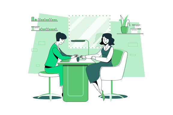 M669_Beauty Salon & Spa Illustration Pack