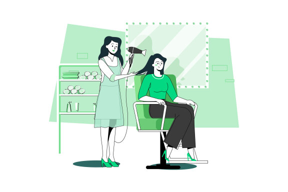 M669_Beauty Salon & Spa Illustration Pack